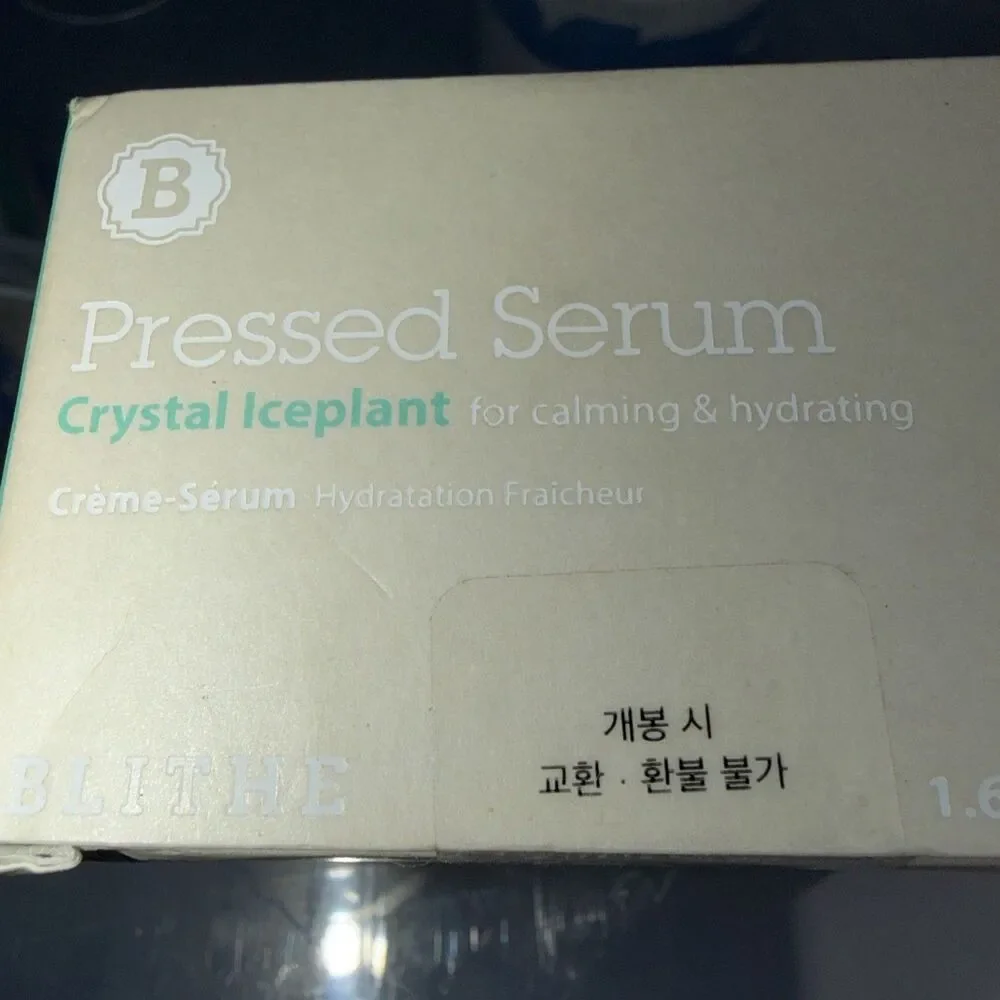 Blithe Pressed Serum Crystal Iceplant 27mL .91 Fl Oz Rare SCENT!  Sealed 8-25-26